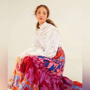 ISO Farm Rio Mixed Living Nature Skirt Size Small